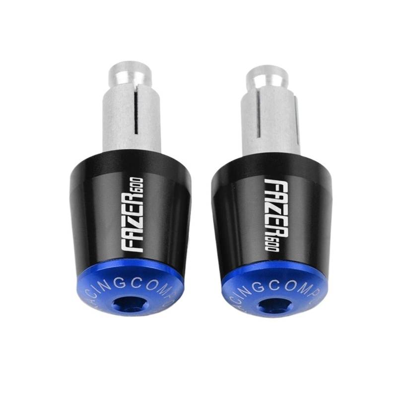 Kappe Anti Vibration Silder Plug Motorrad Lenkergriffe Ende Lenkerkappe Endstopfen Compatible With Ya ma ha FAZ ER 600 Faz Er600 FZ6S/FZ6N 1998-2003 1999 2000 Motorrad Lenkergriffe Endkappen(A) von LBLIRESP