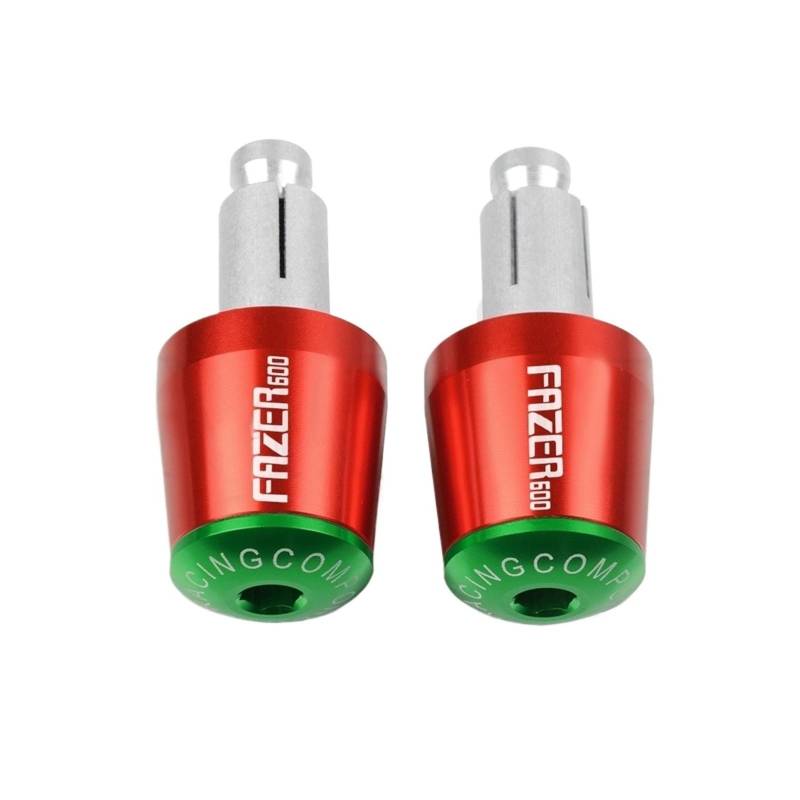 Kappe Anti Vibration Silder Plug Motorrad Lenkergriffe Ende Lenkerkappe Endstopfen Compatible With Ya ma ha FAZ ER 600 Faz Er600 FZ6S/FZ6N 1998-2003 1999 2000 Motorrad Lenkergriffe Endkappen(O) von LBLIRESP