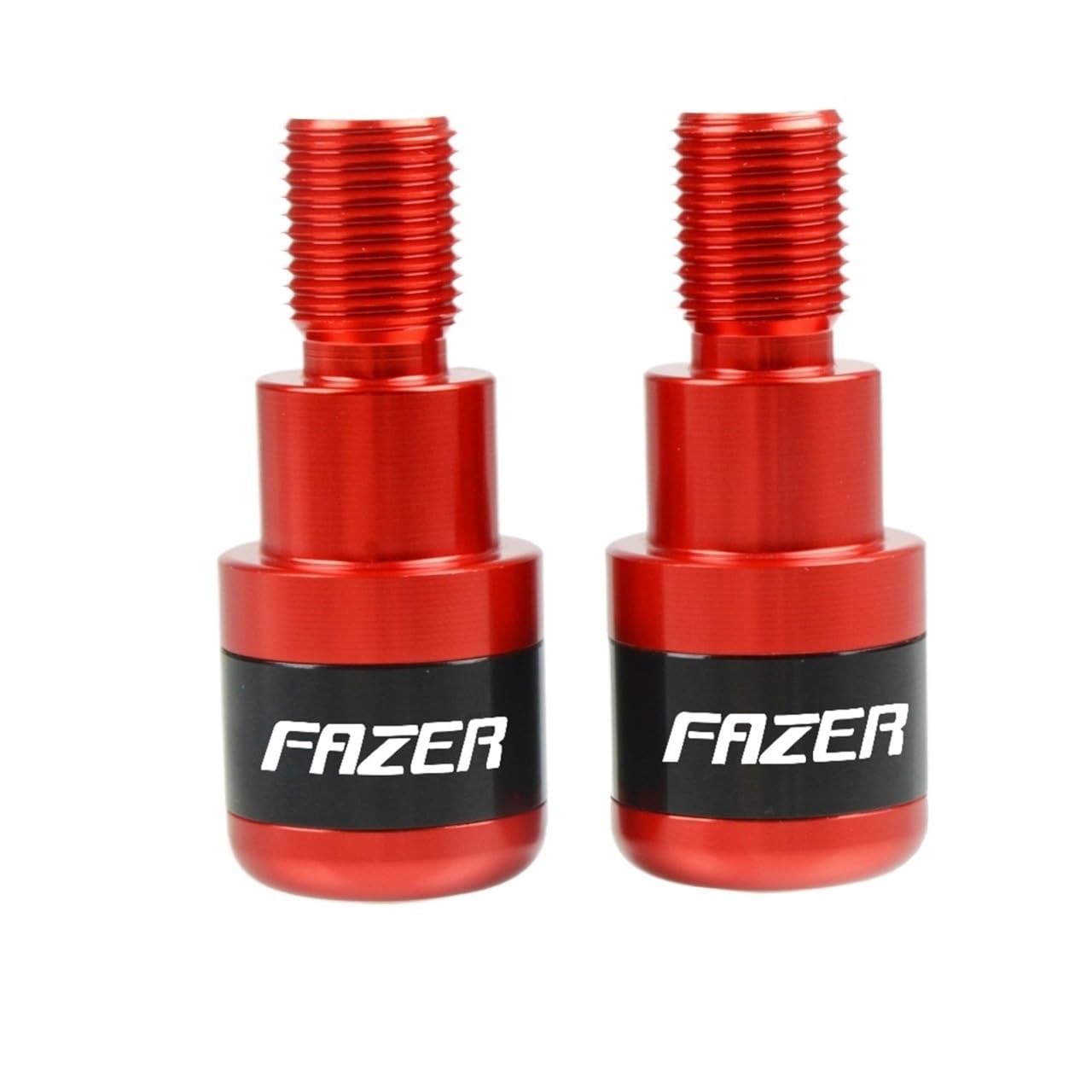 Kappe Anti Vibration Silder Plug Motorrad Lenkergriffe Slider Cap Plug Lenkerende Compatible With Ya ma ha FZ1 FZ6 FZS1000 FAZ ER FZ1 FAZ ER 2001-2015 2014 2013 Motorrad Lenkergriffe Endkappen(Rosso) von LBLIRESP
