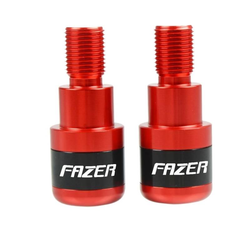 Kappe Anti Vibration Silder Plug Motorrad Lenkergriffe Slider Cap Plug Lenkerende Compatible With Ya ma ha FZ1 FZ6 FZS1000 FAZ ER FZ1 FAZ ER 2001-2015 2014 2013 Motorrad Lenkergriffe Endkappen(Rosso) von LBLIRESP