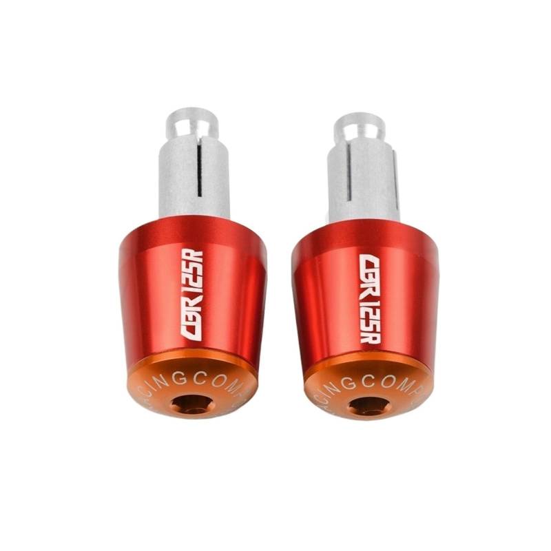 LBLIRESP Kappe Anti Vibration Silder Plug 7/8 "22mm Motorrad Lenkergriffe Ende Lenkerkappe Endstopfen Compatible with Hon Da CBR125R CBR 125R CBR 125 R 2005-2020 Motorrad Lenkergriffe Endkappen(F) von LBLIRESP