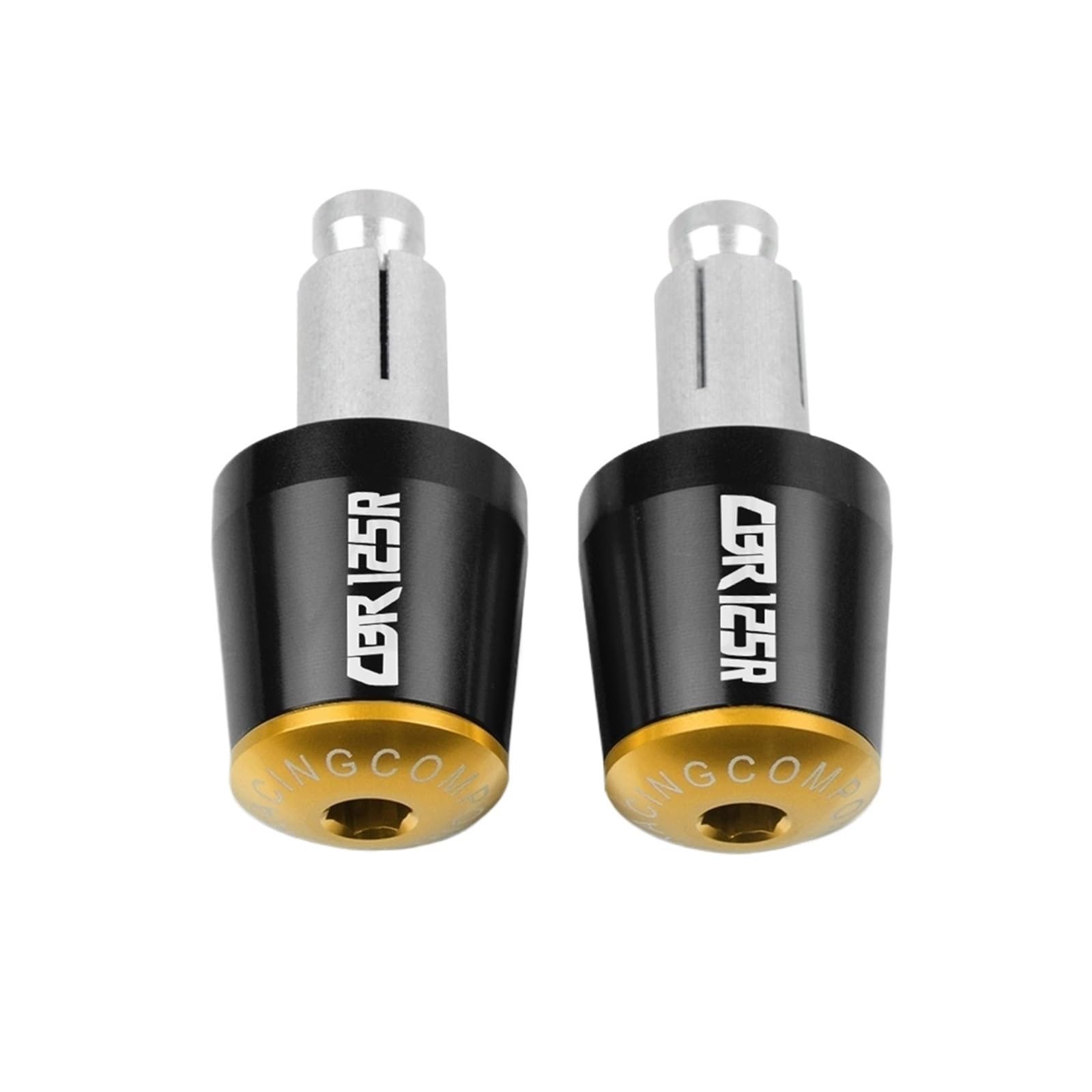 LBLIRESP Kappe Anti Vibration Silder Plug 7/8 "22mm Motorrad Lenkergriffe Ende Lenkerkappe Endstopfen Compatible with Hon Da CBR125R CBR 125R CBR 125 R 2005-2020 Motorrad Lenkergriffe Endkappen(J) von LBLIRESP