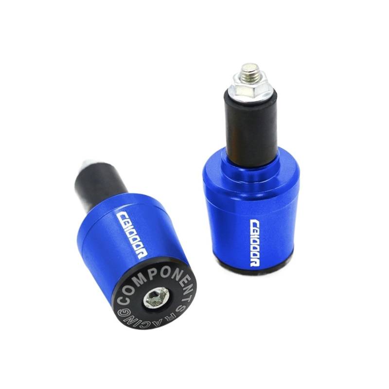 LBLIRESP Kappe Anti Vibration Silder Plug Compatible with Hon Da CB1000R CB1000 R CB 1000 R CB1000RR Motorradzubehör Lenkergriffe Endkappenstopfen Motorrad Lenkergriffe Endkappen(Blu) von LBLIRESP