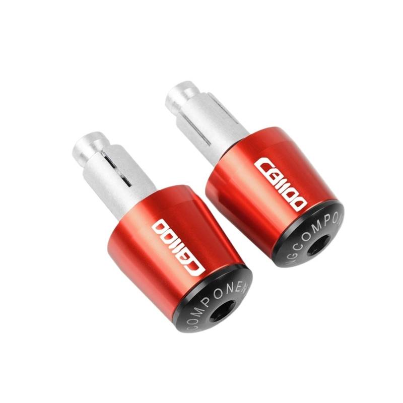 LBLIRESP Kappe Anti Vibration Silder Plug Compatible with Hon Da CB1100/GIO Special 2013-2016 Motorradzubehör Lenkergriffe Bar End Plug Caps Motorrad Lenkergriffe Endkappen(K) von LBLIRESP