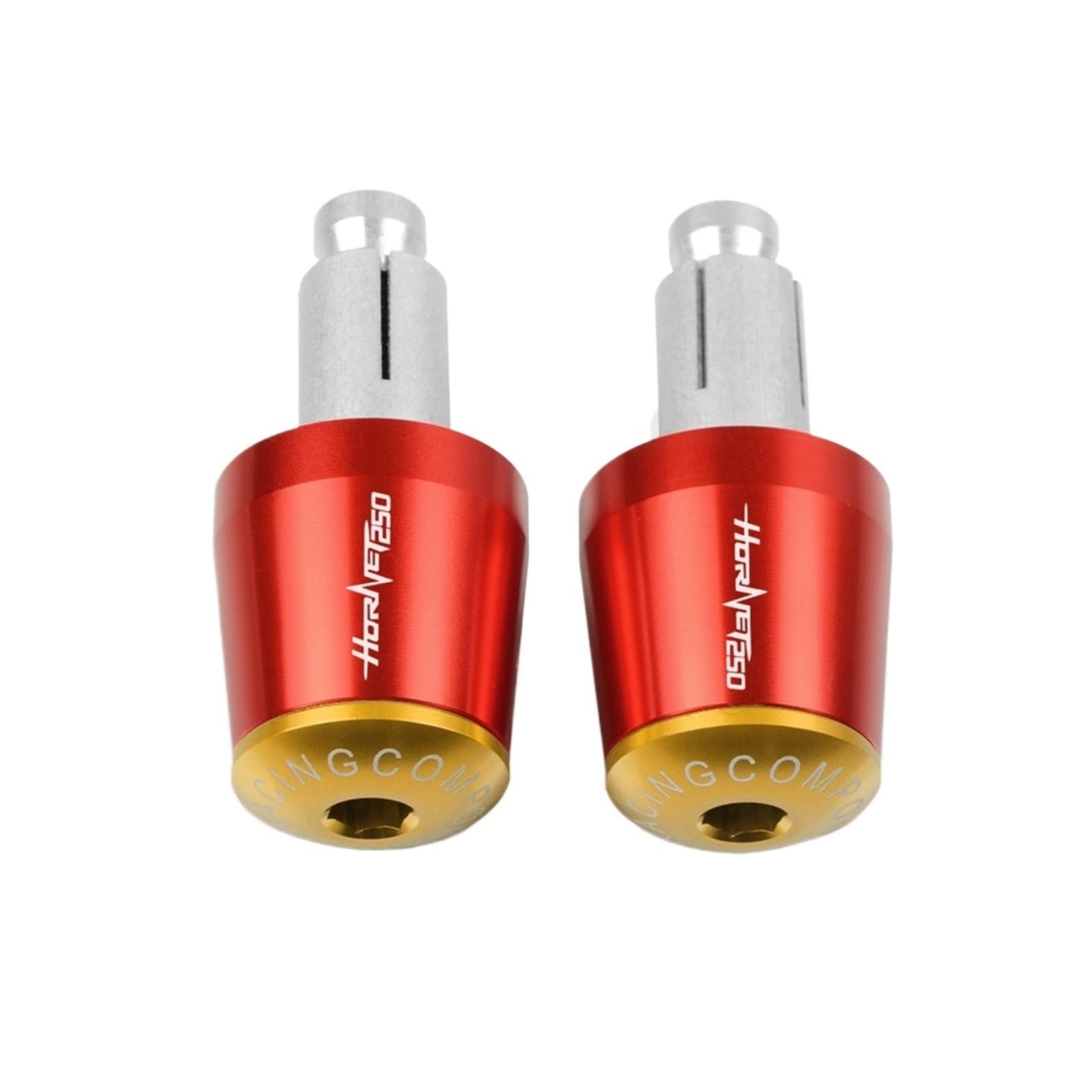 LBLIRESP Kappe Anti Vibration Silder Plug Compatible with Hon Da Hornet 250 HoRnet250 2001-2009 Motorrad Lenkerenden Griffe Kappe Lenker Stecker Schieber Motorrad Lenkergriffe Endkappen(K) von LBLIRESP