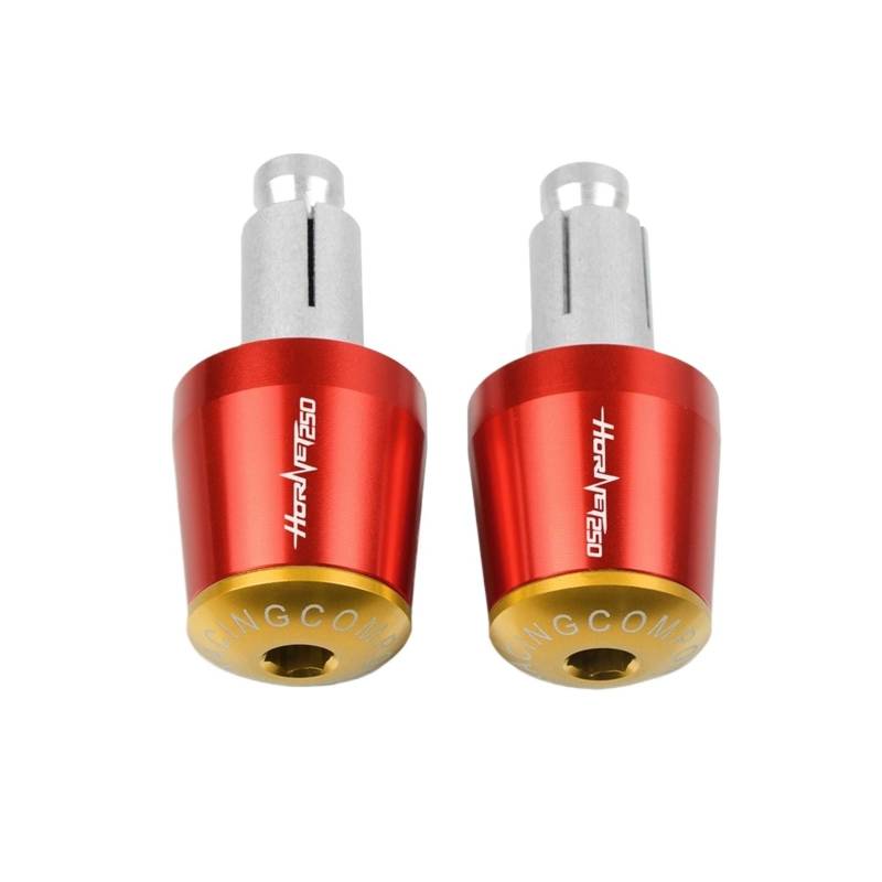 LBLIRESP Kappe Anti Vibration Silder Plug Compatible with Hon Da Hornet 250 HoRnet250 2001-2009 Motorrad Lenkerenden Griffe Kappe Lenker Stecker Schieber Motorrad Lenkergriffe Endkappen(K) von LBLIRESP
