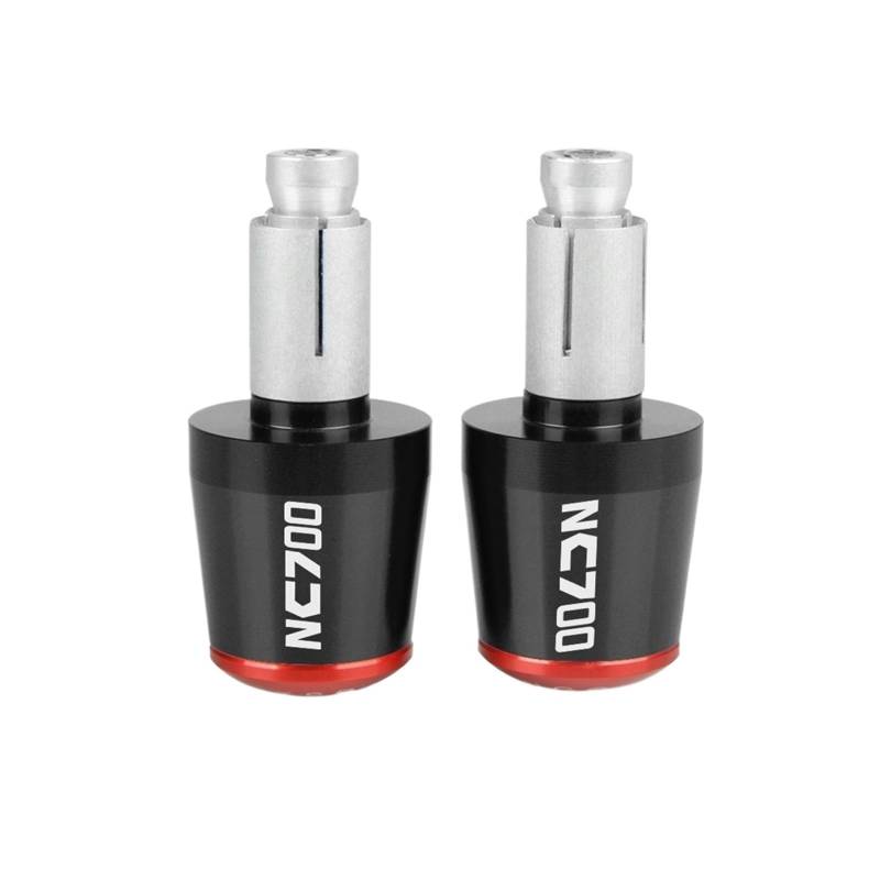 LBLIRESP Kappe Anti Vibration Silder Plug Compatible with Hon Da NC700 NC700S NC700X NC750 NC750X NC750S Motorradlenker Griffe Enden Lenkerenden Lenkerkappen Motorrad Lenkergriffe Endkappen(A) von LBLIRESP