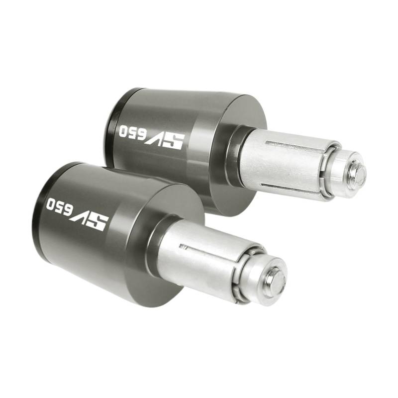LBLIRESP Kappe Anti Vibration Silder Plug Compatible with Su zu Ki SV650 SV 650 Sv 650 S Motorrad Lenkergriffe Enden Lenker Lenkerenden Kappe Mit Motorrad Lenkergriffe Endkappen(Grey) von LBLIRESP