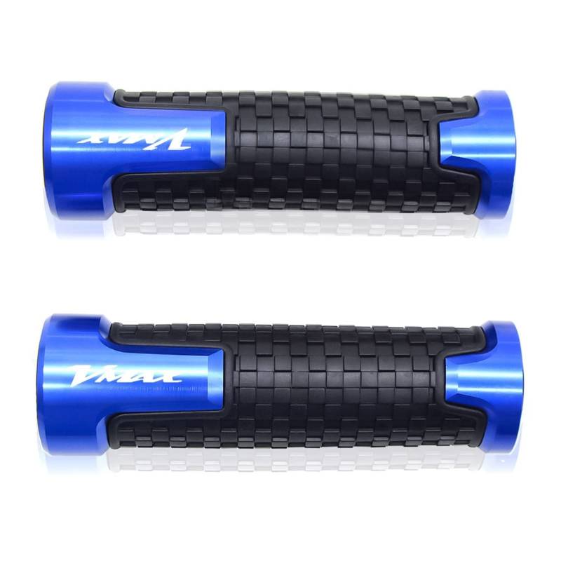 LBLIRESP Kappe Anti Vibration Silder Plug Compatible with Ya ma ha VMAX1200 85-08/VMAX1700 17-18 VMAX 1200/1700 Motorrad Anti-Rutsch Lenker Lenker Handgriffe Motorrad Lenkergriffe Endkappen(Blu) von LBLIRESP