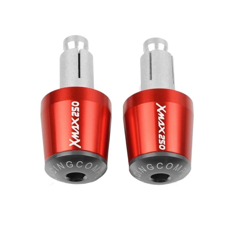 LBLIRESP Kappe Anti Vibration Silder Plug Compatible with Ya ma ha Xmax 250 XMAX250 X-MAX250 XMAX250/125/250/400 Motorrad Lenkerenden Griffe Kappe Lenker Stecker Motorrad Lenkergriffe Endkappen(K) von LBLIRESP