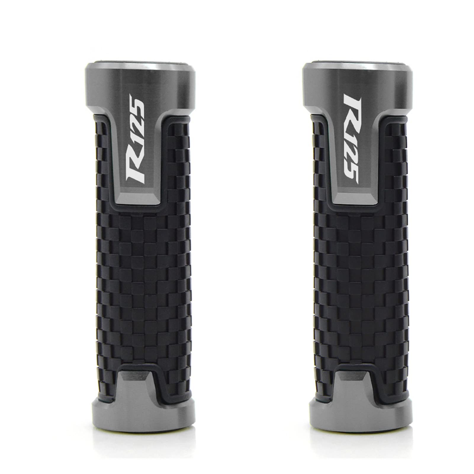 LBLIRESP Kappe Anti Vibration Silder Plug Compatible with Ya ma ha YZF R125 YZF-R125 YZF R 125 2008-2013 Motorrad Lenkergriff Lenker Motorrad Lenkergriffe Endkappen(Grey) von LBLIRESP