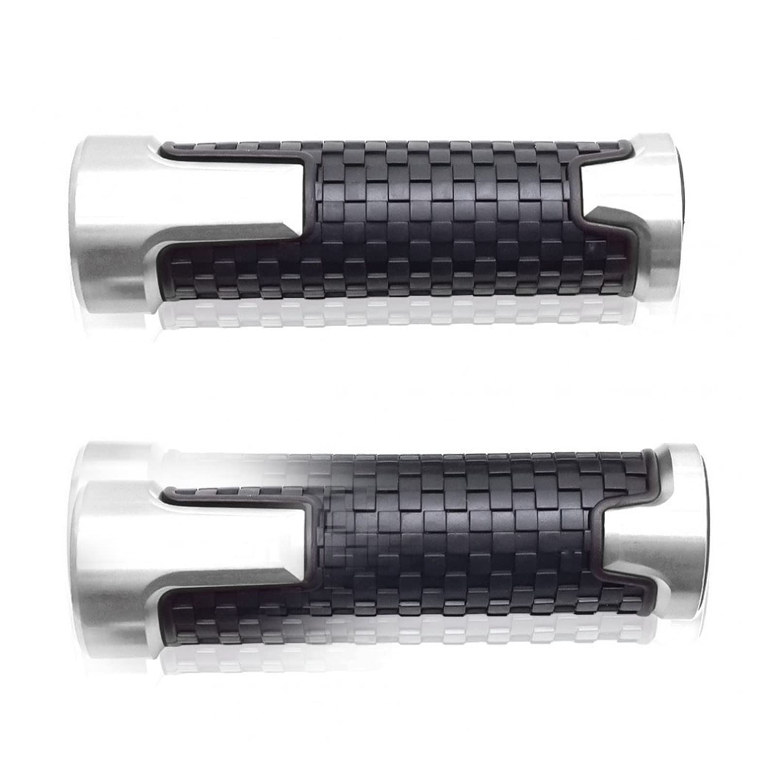 LBLIRESP Kappe Anti Vibration Silder Plug Compatible with Ya ma ha YZF R125 YZF-R125 YZF R 125 2008-2013 Motorrad Lenkergriff Lenker Motorrad Lenkergriffe Endkappen(Silver) von LBLIRESP