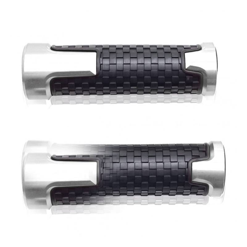 LBLIRESP Kappe Anti Vibration Silder Plug Compatible with Ya ma ha YZF R125 YZF-R125 YZF R 125 2008-2013 Motorrad Lenkergriff Lenker Motorrad Lenkergriffe Endkappen(Silver) von LBLIRESP