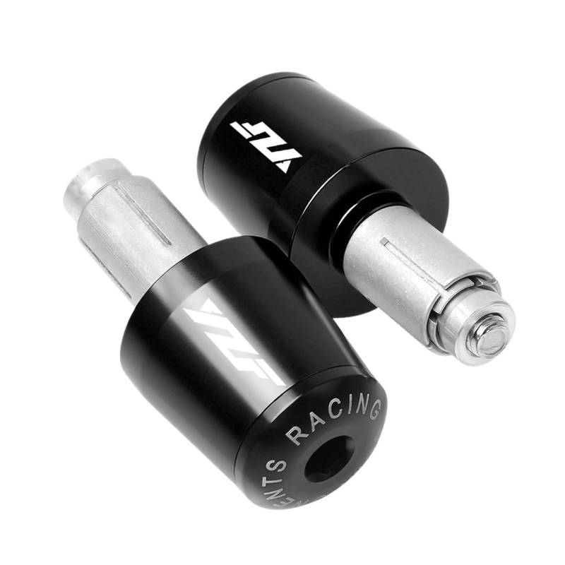 LBLIRESP Kappe Anti Vibration Silder Plug Compatible with Ya ma ha YZF R6 1999-2005 2007-2016 Motorradzubehör Lenkergriffe Lenkerdeckel Endstopfen Motorrad Lenkergriffe Endkappen(Nero) von LBLIRESP