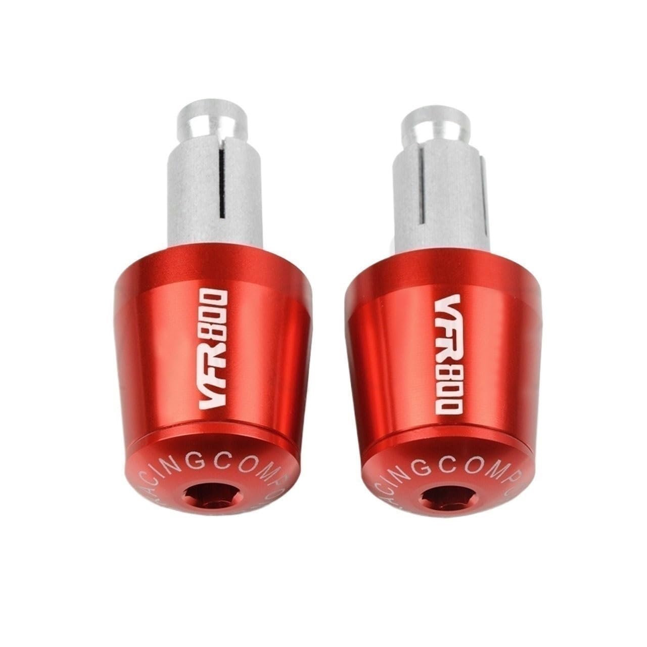 LBLIRESP Kappe Anti Vibration Silder Plug Motorrad Lenkergriffe Ende Lenkerkappe Endstopfen Compatible with Hon Da VFR 800 Fi/W1 VTEC VFR800/F VFR 800F 1998-2017 Motorrad Lenkergriffe Endkappen(P) von LBLIRESP