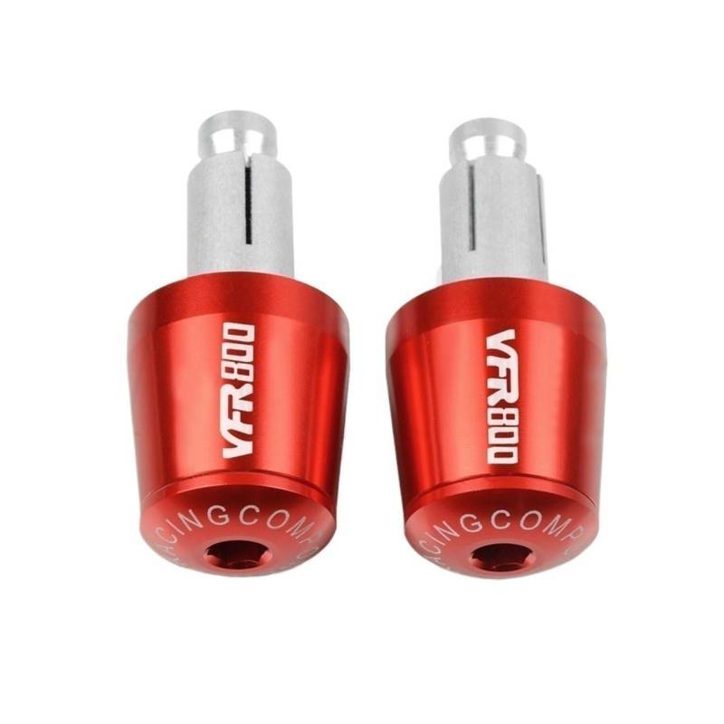 LBLIRESP Kappe Anti Vibration Silder Plug Motorrad Lenkergriffe Ende Lenkerkappe Endstopfen Compatible with Hon Da VFR 800 Fi/W1 VTEC VFR800/F VFR 800F 1998-2017 Motorrad Lenkergriffe Endkappen(P) von LBLIRESP