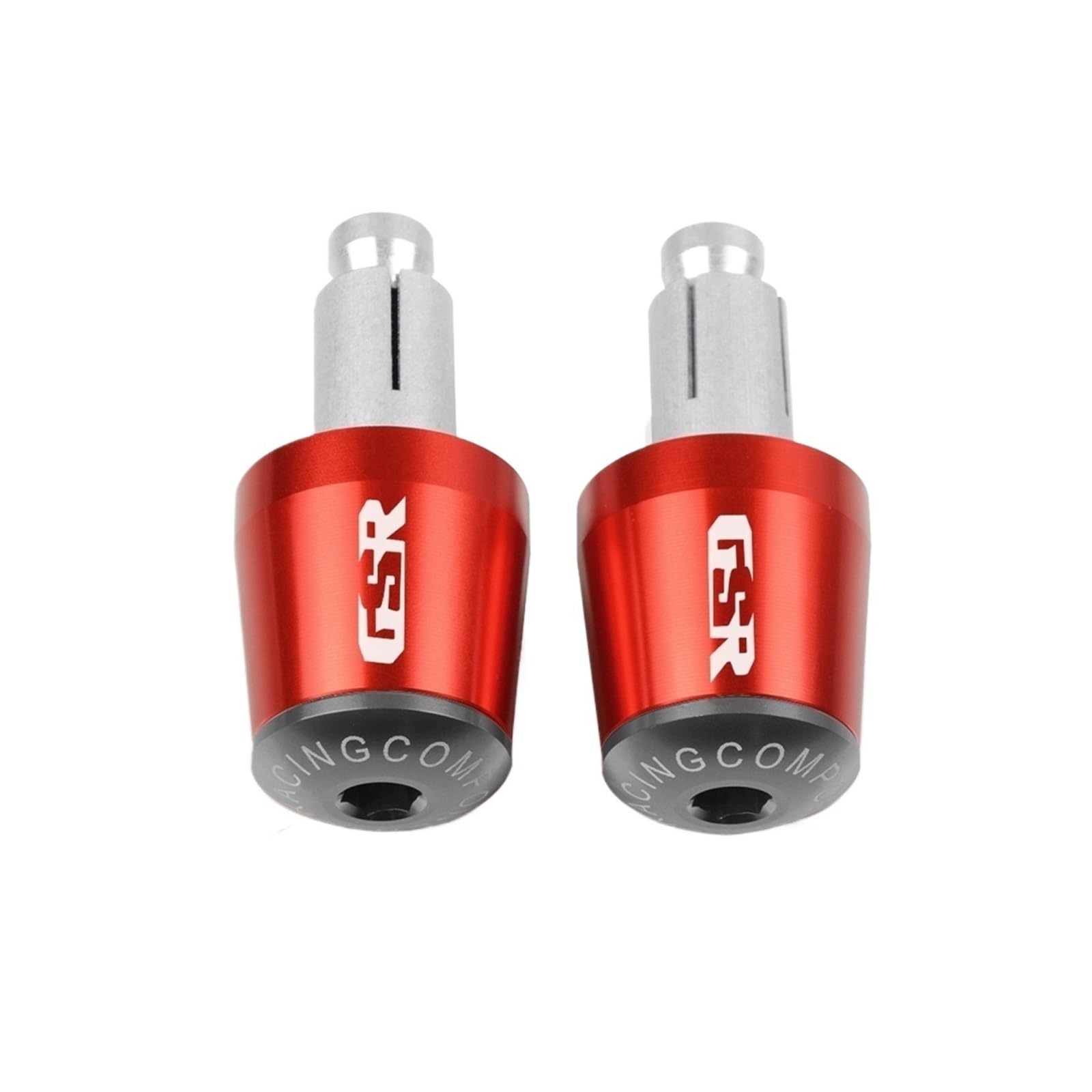 LBLIRESP Kappe Anti Vibration Silder Plug Motorradteile Lenker-Lenker-Abdeckungstecker Compatible with Su zu Ki GSR 750 600 400 Motorrad Lenkergriffe Endkappen(M13) von LBLIRESP