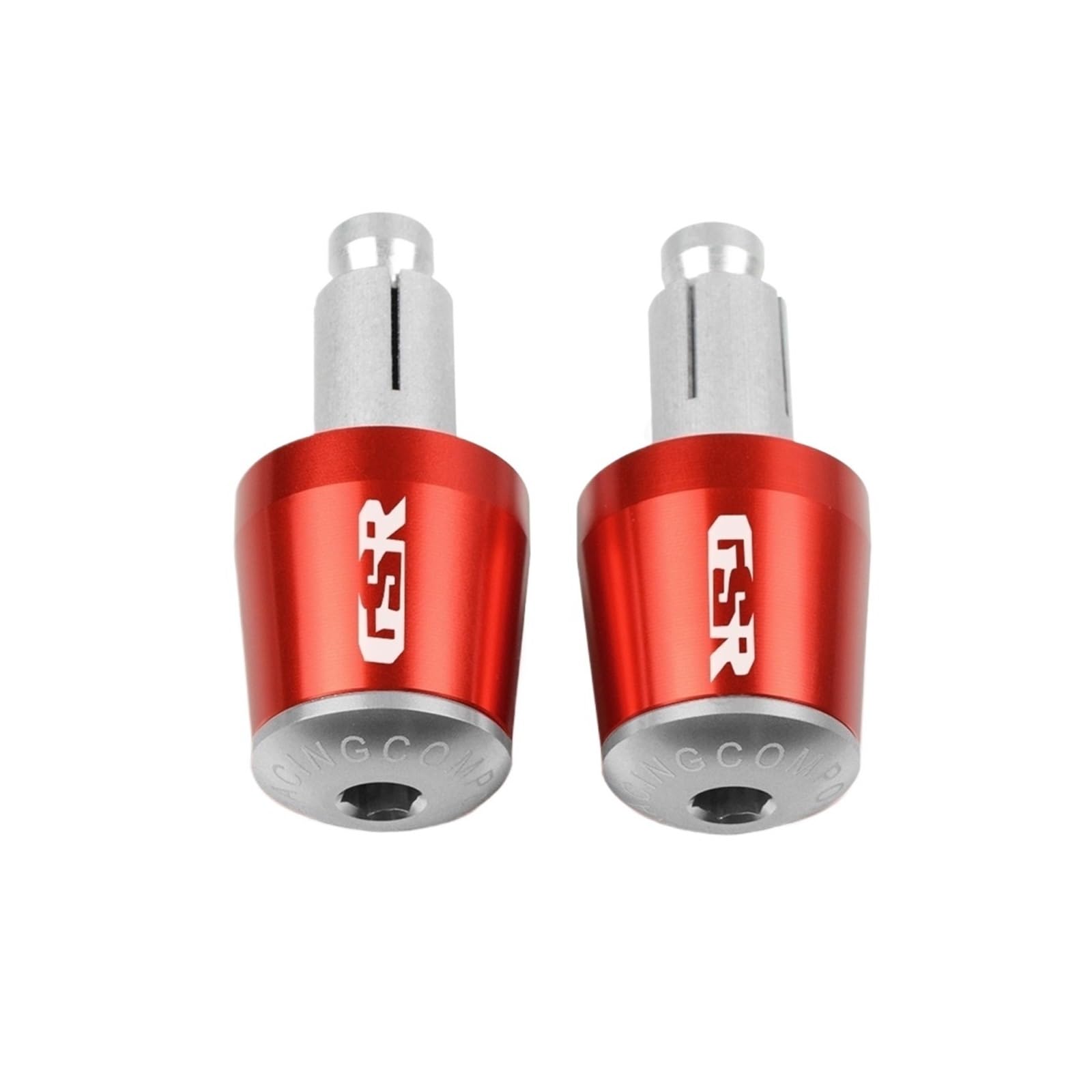 LBLIRESP Kappe Anti Vibration Silder Plug Motorradteile Lenker-Lenker-Abdeckungstecker Compatible with Su zu Ki GSR 750 600 400 Motorrad Lenkergriffe Endkappen(Q17) von LBLIRESP