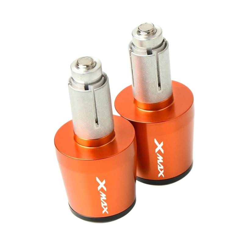 LBLIRESP Kappe Anti Vibration Silder Plug Motorradzubehör Lenker Handgriffe Lenkerendkappe Compatible with Ya ma ha Xmax 300 XMAX300 400 500 2017 2018 Motorrad Lenkergriffe Endkappen(Gold) von LBLIRESP