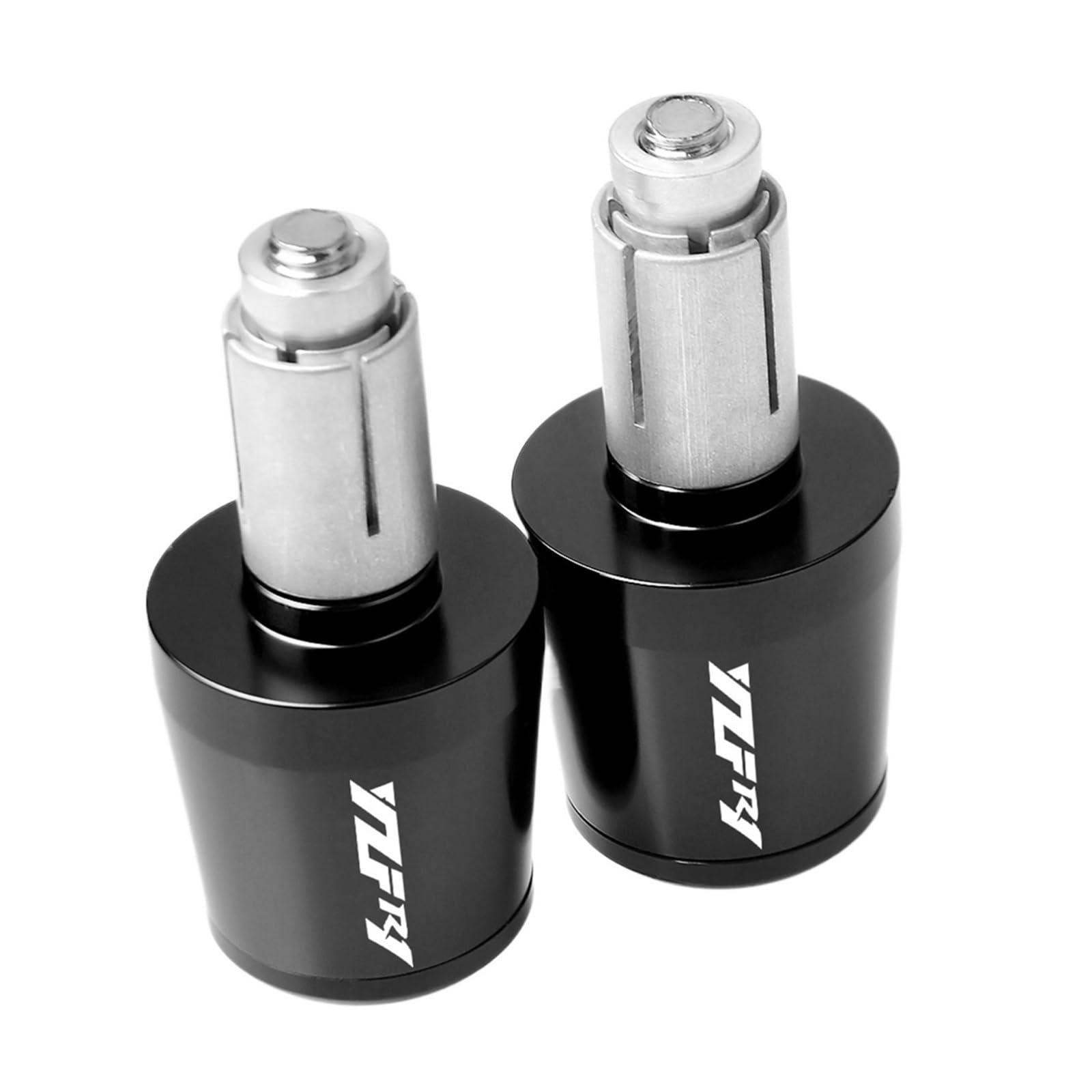 LBLIRESP Kappe Anti Vibration Silder Plug Motorradzubehör Lenker Handgriffe Lenkerendkappe for Compatible with YZF-R1 YZF R1 YZFR1 2004-2016 Motorrad Lenkergriffe Endkappen(Nero) von LBLIRESP