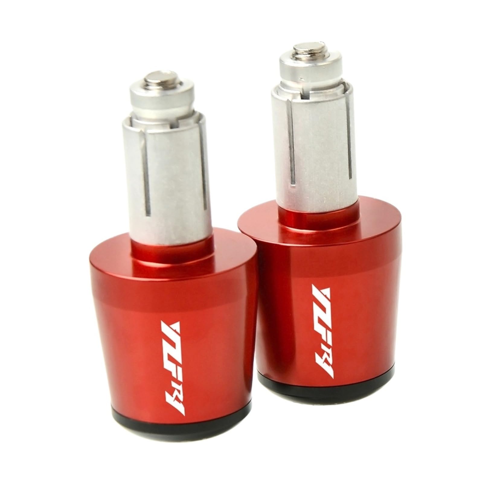 LBLIRESP Kappe Anti Vibration Silder Plug Motorradzubehör Lenker Handgriffe Lenkerendkappe for Compatible with YZF-R1 YZF R1 YZFR1 2004-2016 Motorrad Lenkergriffe Endkappen(Rosso) von LBLIRESP