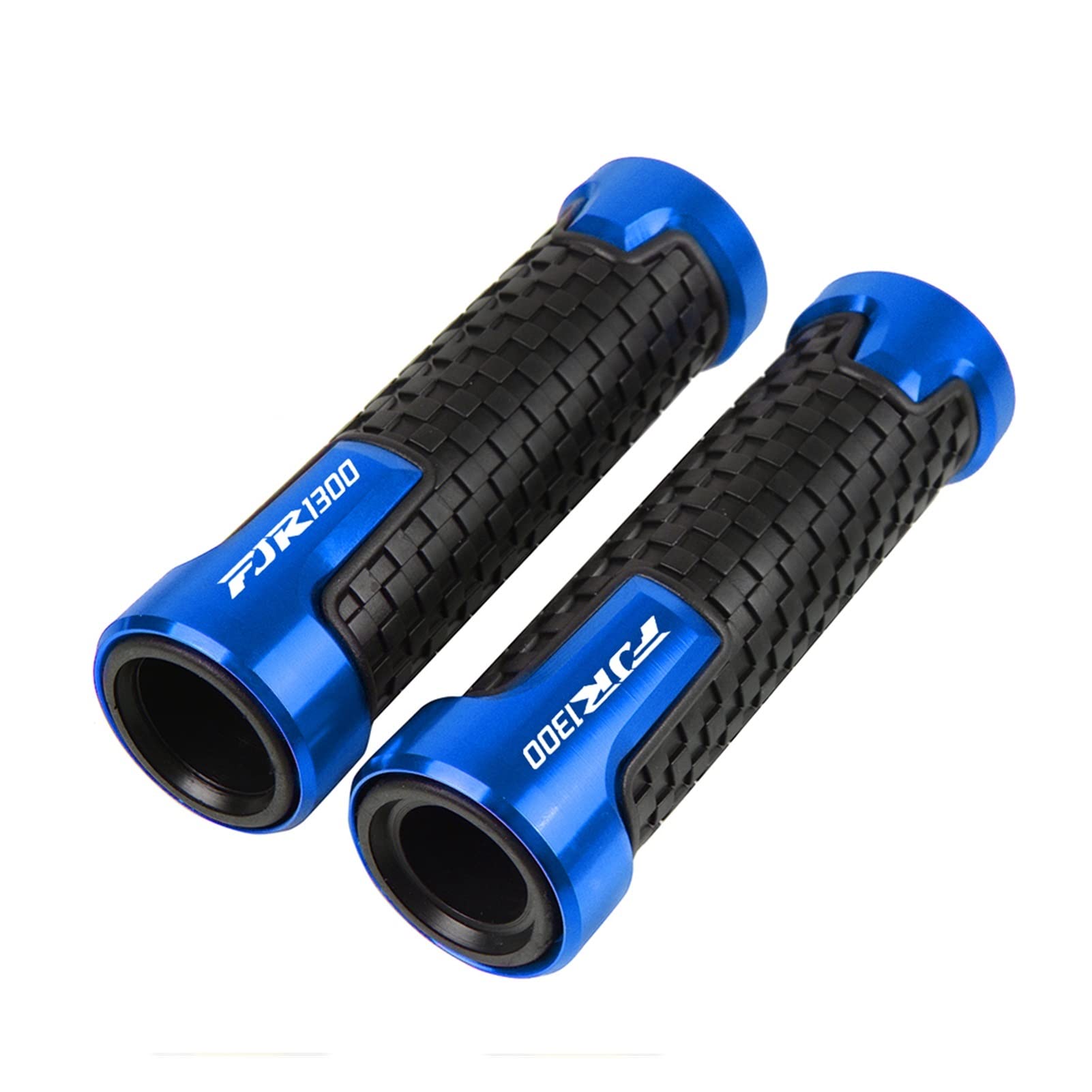 LBLIRESP Kappe Anti Vibration Silder Plug Passend Compatible with Ya ma ha FJR1300 FJR 1300 1300FJR FJR Motorradzubehör Roller CNC Rutschfester Griff Motorrad Lenkergriffe Endkappen(Blu) von LBLIRESP