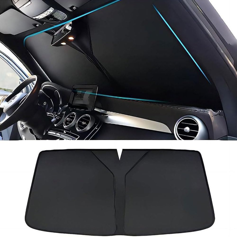 Auto Windschutzscheiben Sonnenschutz FüR DS DS9 DS7 DS3 DS4 DS5 DS6, Faltbarer Frontscheiben-Sonnenschutz Windschutzscheibe Uv-Schutz ZubehöR,A Auto Windschutzscheiben Sonnenschutz FüR DS DS9 DS7 DS3 DS4 DS5 DS6, Faltbarer Frontscheiben-Sonnenschutz Windschutzscheibe Uv-Schutz ZubehöR,A von LBUQGGCN