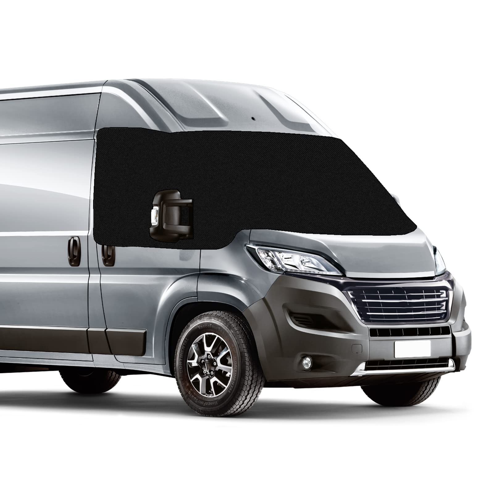 LCAUTFR Auto Windschutzscheib für FIAT Ducato Sonnenschutz Abdeckung für Wohnmobil Wrap Cover 600D Oxford Frontscheibenabdeckung Wrap Cover Anti Frost Ice Wasserdicht von LCAUTFR