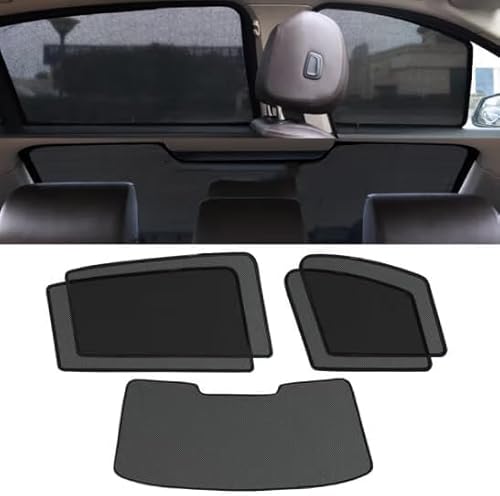 Auto Seitenscheiben Sonnenschutz für Benz GL X 164 (2006–2012), UV-Schutz Privatsphäre Faltbar ZubehöR Schützt Mitfahrer und Kinder,4 Side+1 Rear von LCJAN