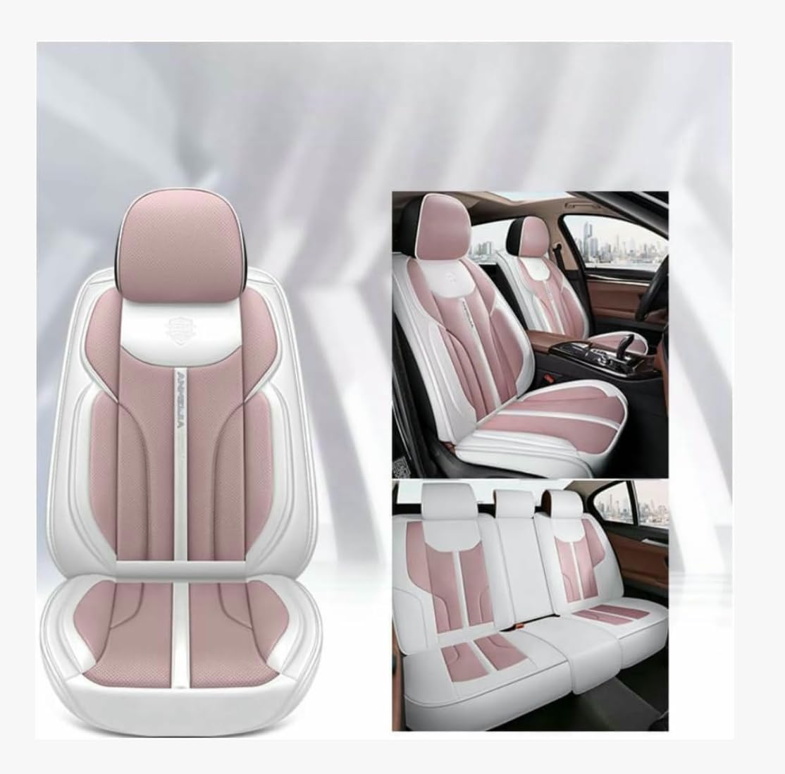 LCLCDZ Sitzbezüge Auto Autositzbezüge Universal Set für Citroen C3 Aircross C4 Aircross C5 Aircross C5 Aircross S Picasso Grand Picasso Auto Zubehör,Rosa LCLCDZ Sitzbezüge Auto Autositzbezüge Universal Set für Citroen C3 Aircross C4 Aircross C5 Aircross C5 Aircross S Picasso Grand Picasso Auto Zubehör,Rosa von LCLCDZ