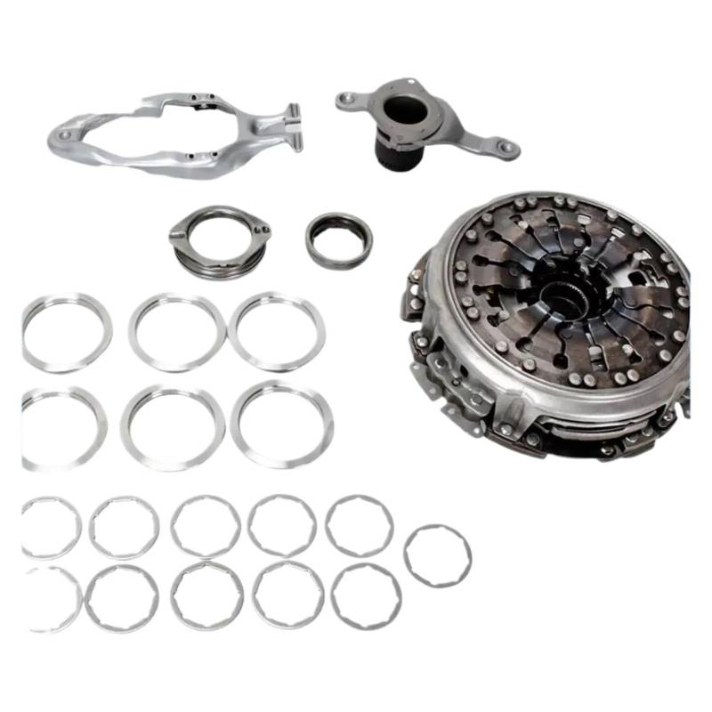 Kupplungsdruckplatte 1set DQ200 7 Geschwindigkeit DSG Doppel Kupplung Fit Für VW Jetta AUDI A3 1,2 T 1,4 T 1,8 T 0AM 198140L Auto Zubehör Kpplungslamelle von LCQSYE
