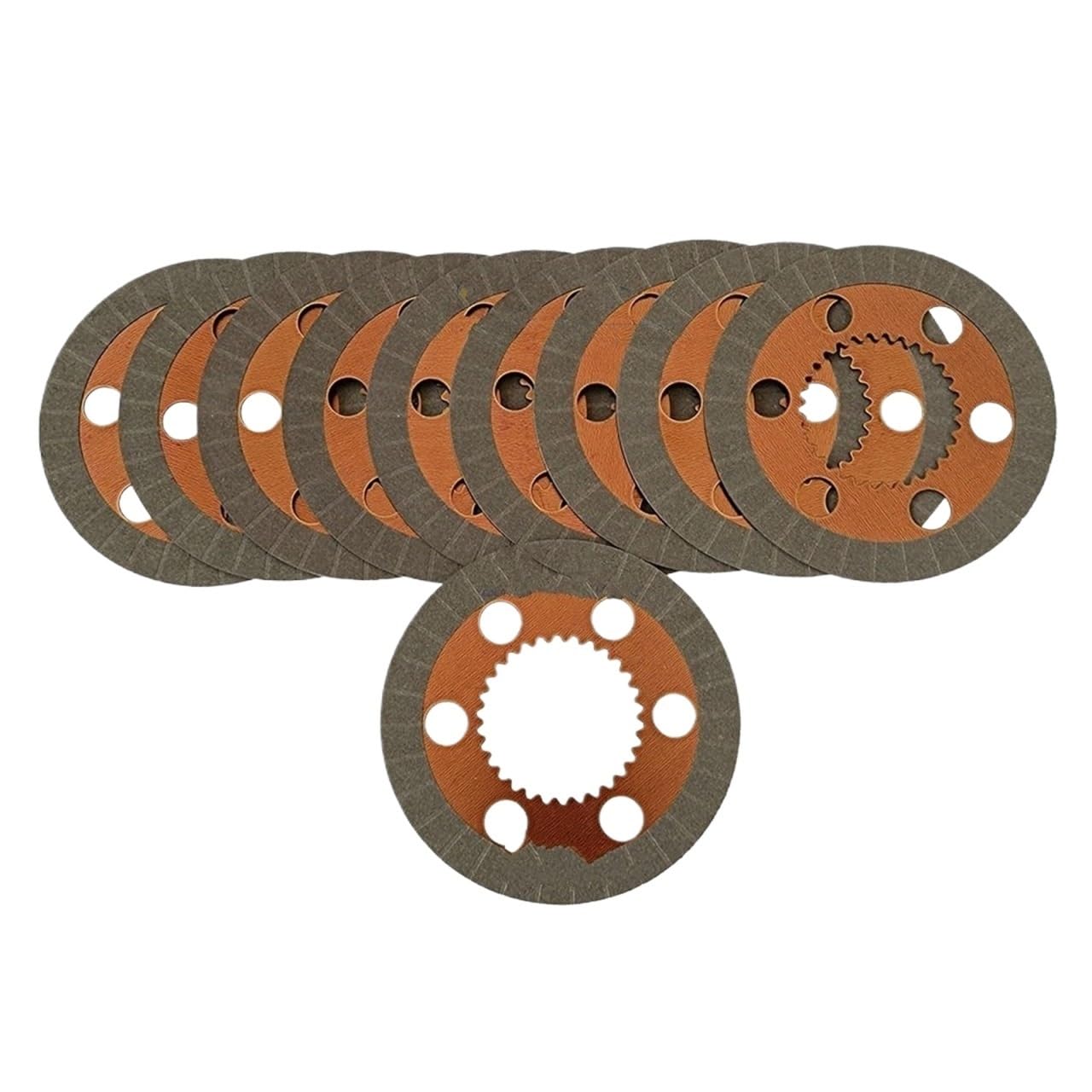 Kupplungsdruckplatte Auto 4WD Differential Kupplung Disc Reibung Platten Kit Für Dodge Journey Hyundai Hinterachse Reparatur Kit Stahl Platte Set Kpplungslamelle(Friction Plate Set) von LCQSYE