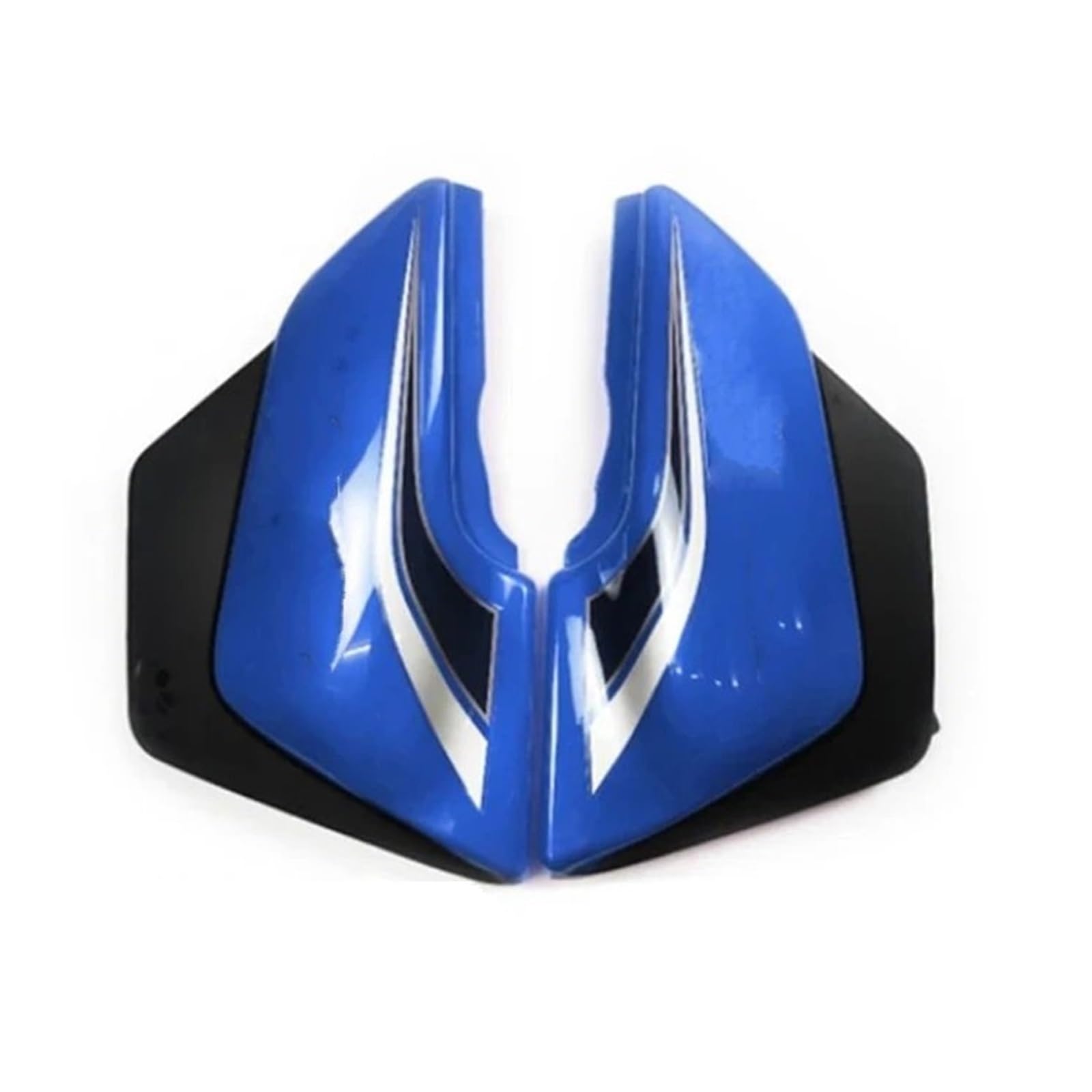 Motorrad Batterieabdeckung 1 Paar Motorradverkleidungskörperteile Kraftstofftankschild Passend für Suzuki EN 125 EN 125-2A-2F-3E 125cc Batterie- und Werkzeugplatten Batterieseitenabdeckung(Blue) von LCQSYE
