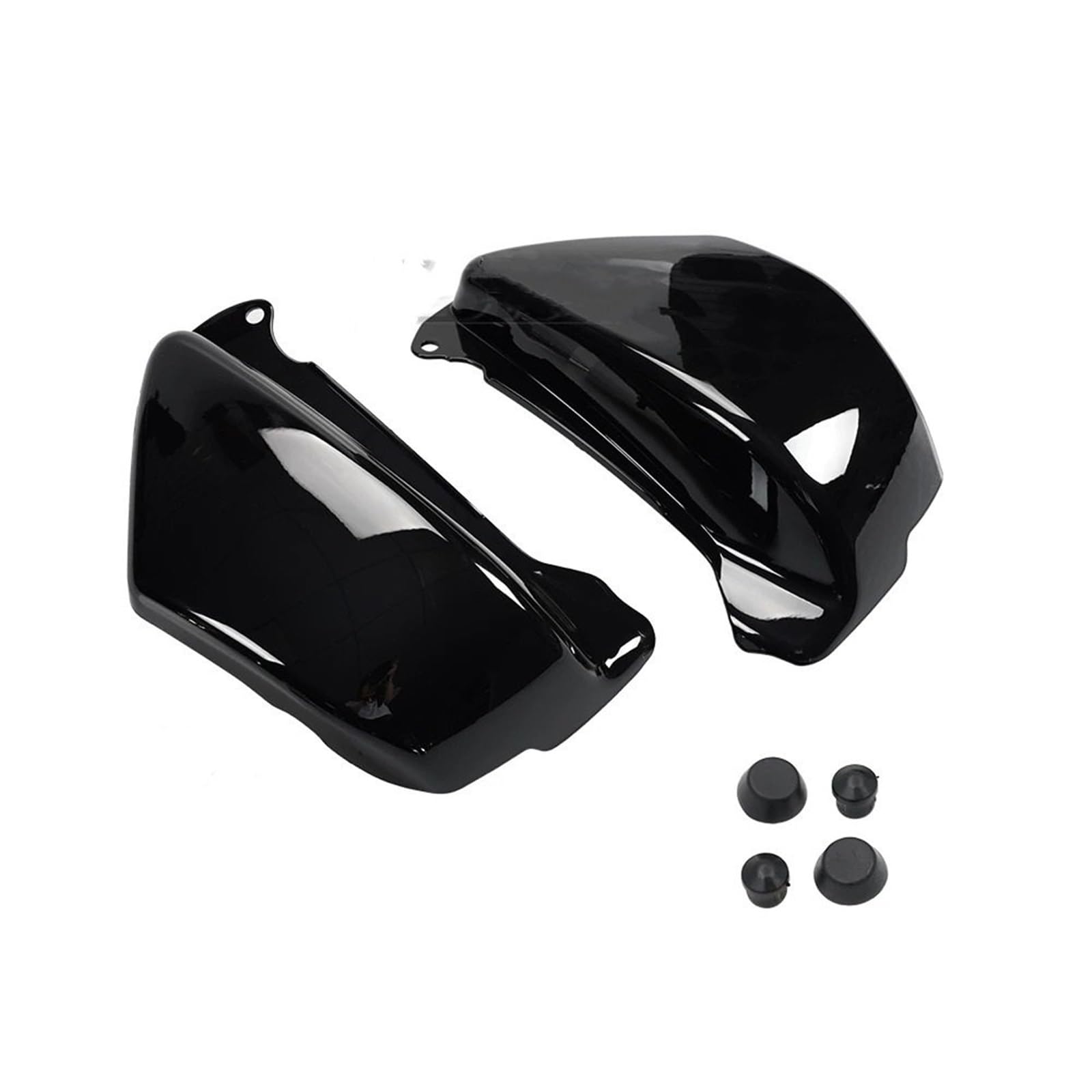 Motorrad Batterieabdeckung Fit Für Honda Magna VF750 VF750C 1994-2004 Motorrad Batterie Side Verkleidung Abdeckung Links Rechts Schutz Protector Batterieseitenabdeckung(Black) von LCQSYE
