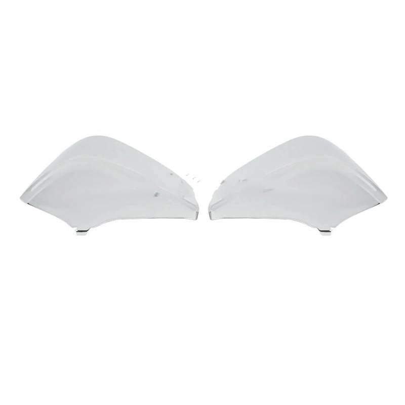 Motorrad Batterieabdeckung Fit Für Honda Shadow ACE VT400 VT750 VT 400 750 1997-2003 Motorrad Links Rechts ABS Batterie Side Verkleidung Abdeckung Schutz Batterieseitenabdeckung(Chrome) von LCQSYE