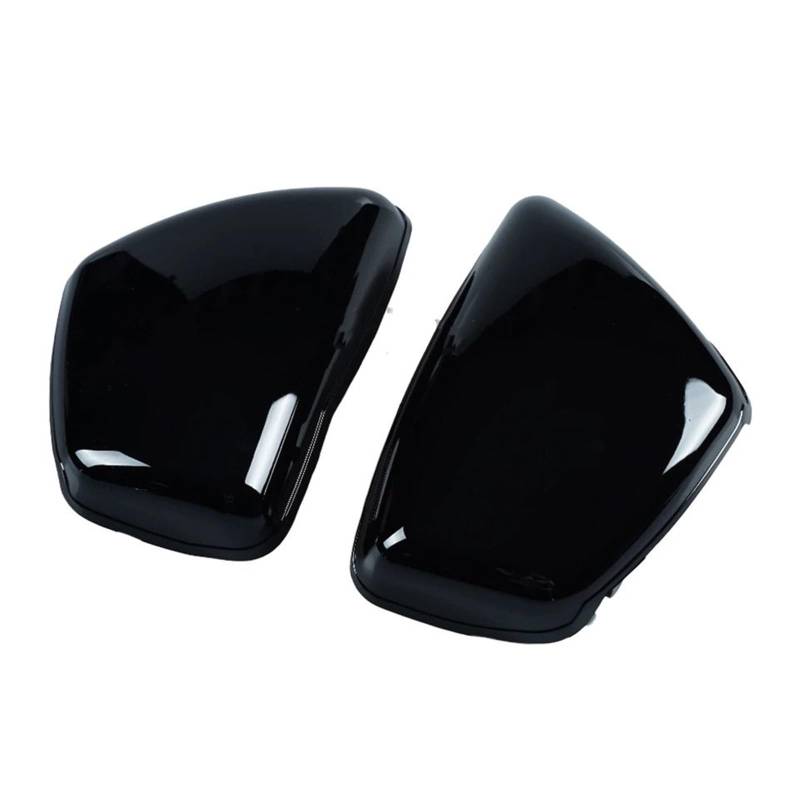 Motorrad Batterieabdeckung Fit Für Yamaha XV700 750 1000 1100 Virago 1984-Up Motorrad Chrom Batterie Side Verkleidung Abdeckung ABS Schutz Batterieseitenabdeckung(Black) von LCQSYE
