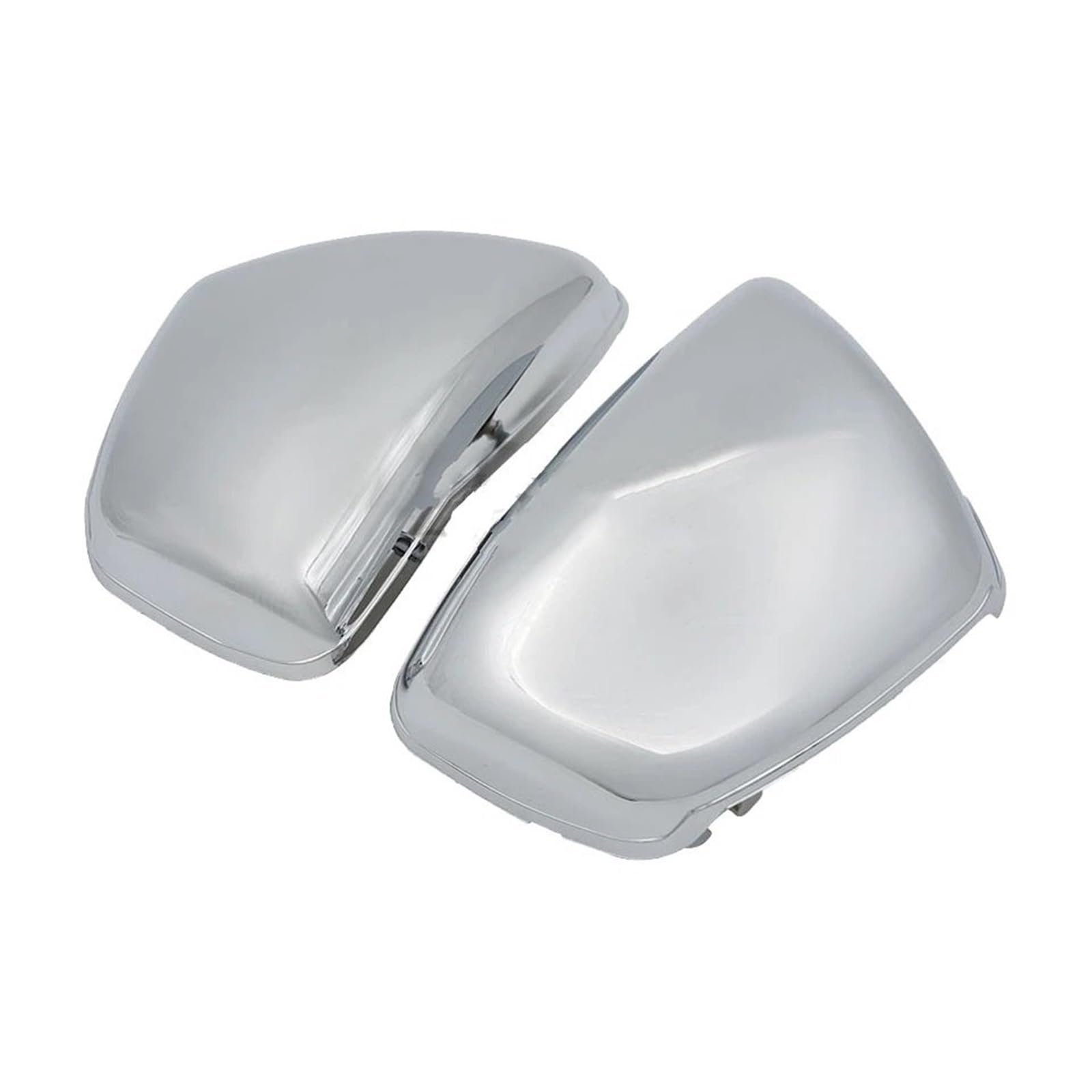 Motorrad Batterieabdeckung Fit Für Yamaha XV700 750 1000 1100 Virago 1984-Up Motorrad Chrom Batterie Side Verkleidung Abdeckung ABS Schutz Batterieseitenabdeckung(Chrome) von LCQSYE