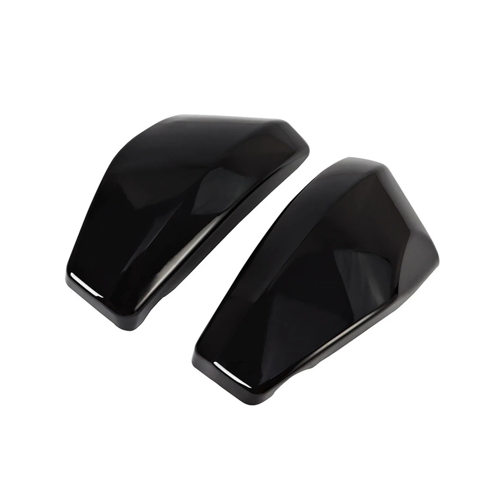 Motorrad Batterieabdeckung Kunststoff Chrom/Schwarz Batterie Side Verkleidung Abdeckungen Fit Für Honda VTX1300 VTX 1300 2003-2009 R/Retro S/Speichen C/Custom T/Tourer Batterieseitenabdeckung(Black) von LCQSYE