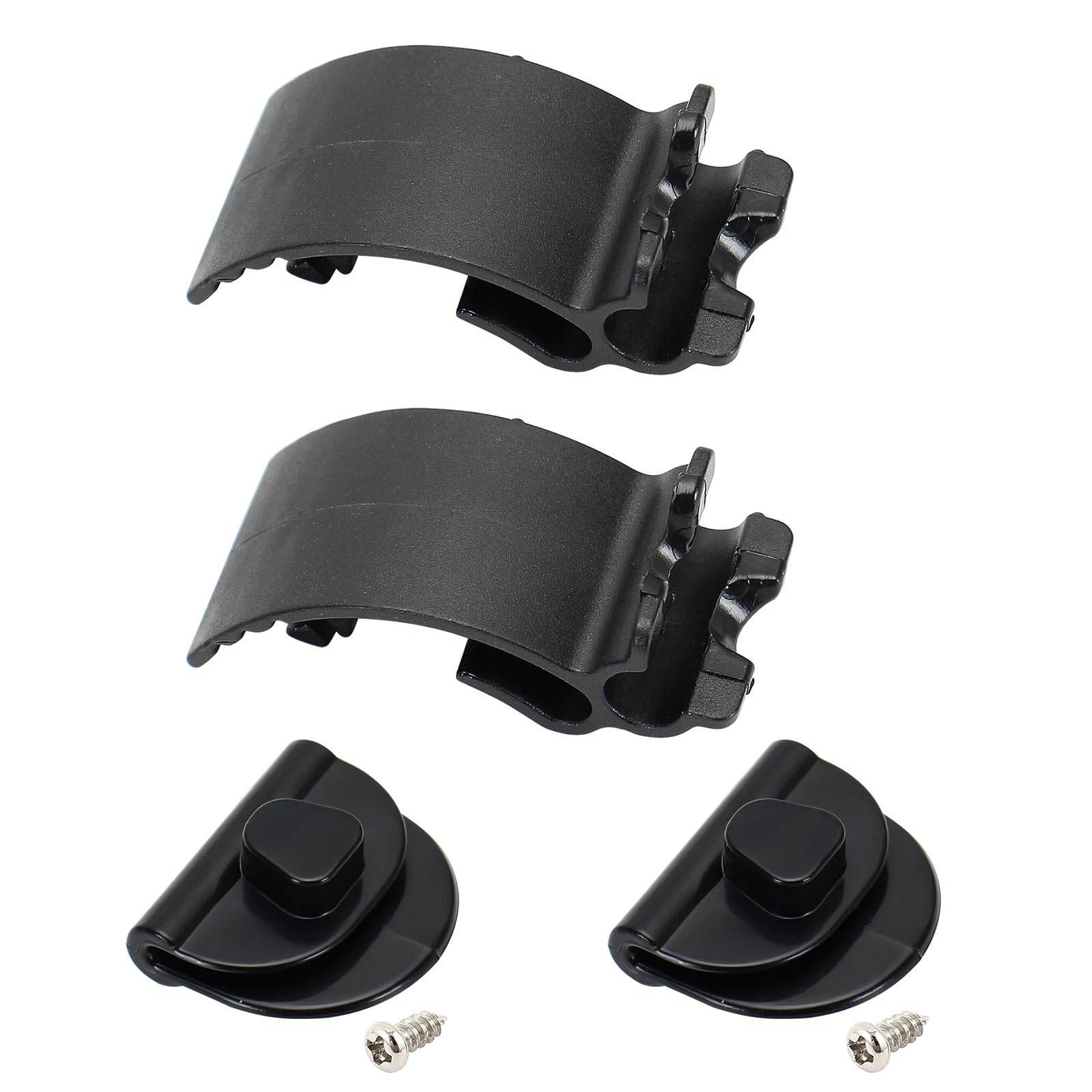 Motorrad Batterieabdeckung Linke Seite Batterie Seitenabdeckung Clips Fit Für Harley Sportster Xl883 Xl1200 48 72 Sitz Seitenabdeckung Clip Set Motorrad Batterieseitenabdeckung(2004-2013 Black) von LCQSYE
