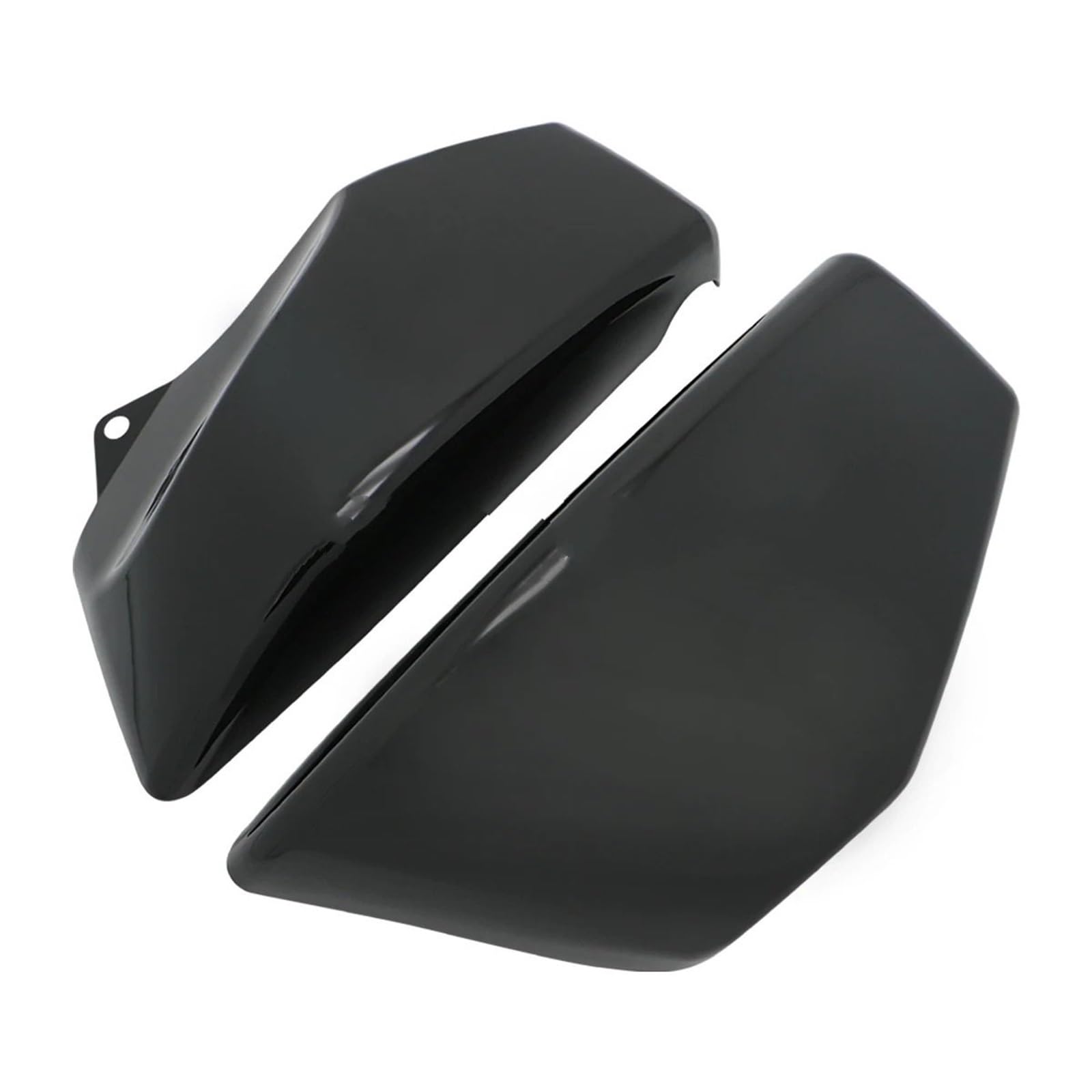 Motorrad Batterieabdeckung Motorrad ABS Links & Rechts Batterie Verkleidung Seite Abdeckungen Fit Für Honda VTX 1800 VTX 1800 R/S/N/F/T 2002-2009 Batterieseitenabdeckung(Black) von LCQSYE