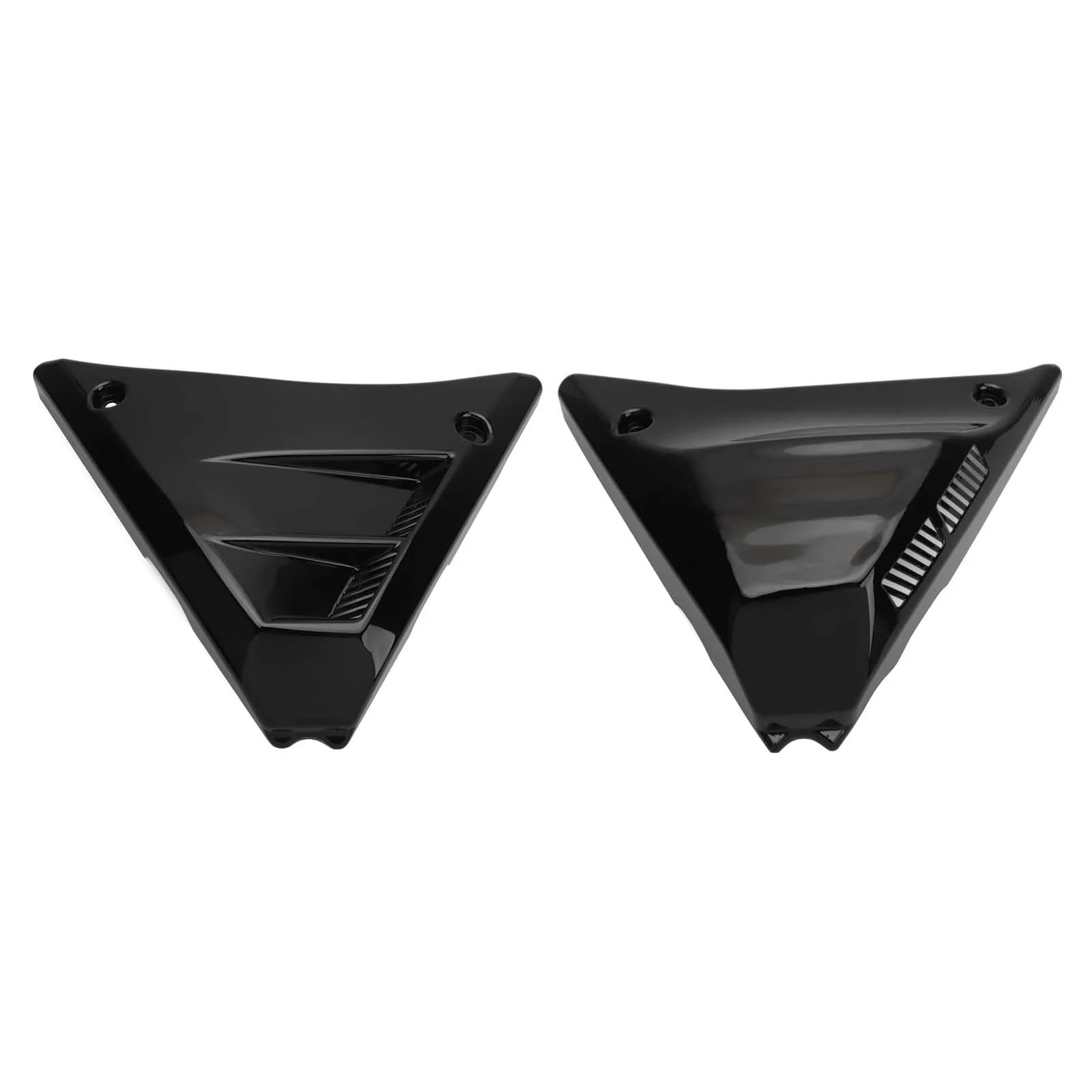 Motorrad Batterieabdeckung Motorrad ABS Verkleidung Batterie Side Cover Fit Für Harley 1982-1994 FXR 1999-2000 FXRS/FXRT/FXRT/FXR Schwarz Batterieseitenabdeckung(Glossy black) von LCQSYE