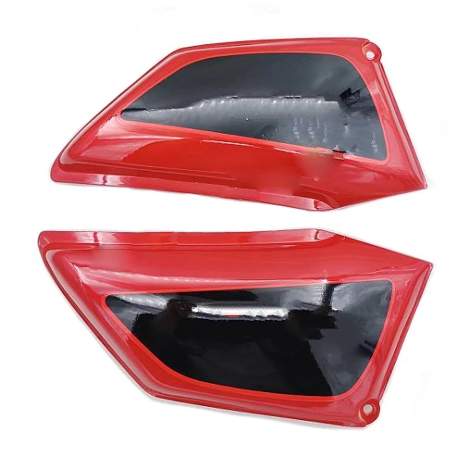 Motorrad Batterieabdeckung Motorrad Batterie Side Covers Verkleidung Teile Werkzeug Panels Fit Für Honda CM 125 125cc 1 Paar Batterieseitenabdeckung(Red 03) von LCQSYE