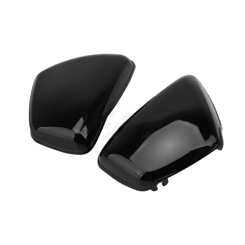 Motorrad Batterieabdeckung Motorrad Chrom Schwarz Batterie Side Verkleidung Abdeckung ABS Schutz Fit Für Yamaha XV700 750 1000 1100 Virago 1984-Up Batterieseitenabdeckung(Set 2) von LCQSYE