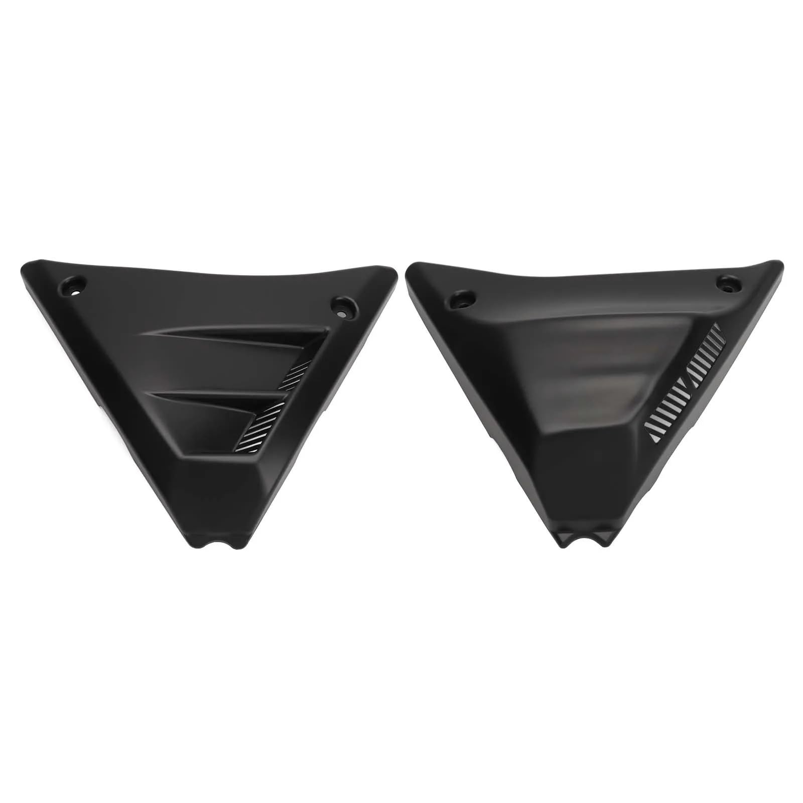 Motorrad Batterieabdeckung Motorrad Dreieck Seite Batterie Abdeckungen Fit Für Harley 1982-1994 FXR 1999-2000 FXRS FXRP FXRT FXRII Batterieseitenabdeckung(Matte black) von LCQSYE