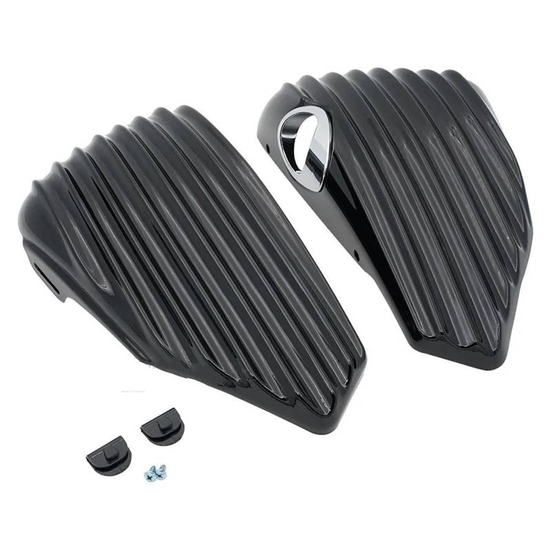 Motorrad Batterieabdeckung Motorrad Links Rechts Seite Batterie Abdeckung Schutz Fit Für Harley Sportster 883 1200 XL 2004-2013 Fit Für Ford Batterieseitenabdeckung von LCQSYE