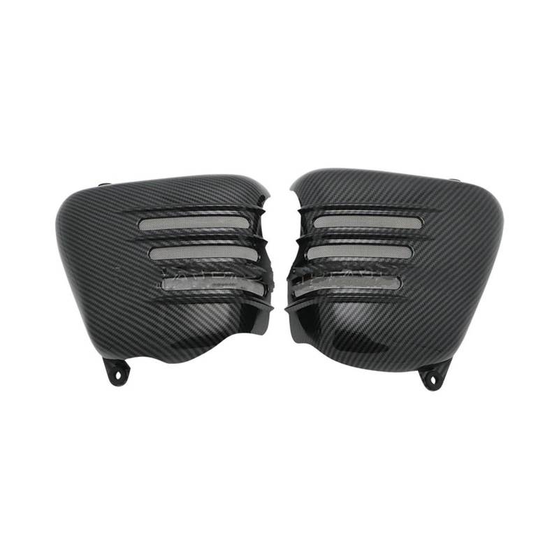 Motorrad Batterieabdeckung Motorrad Links und Rechts Seite Verkleidung Batterie Abdeckung fit Für TRIUMPH 2001-2015 BONNEVILLE T100 SE ACE Thruxton 900 SCRAMBLER Batterieseitenabdeckung(Carbon Black) von LCQSYE