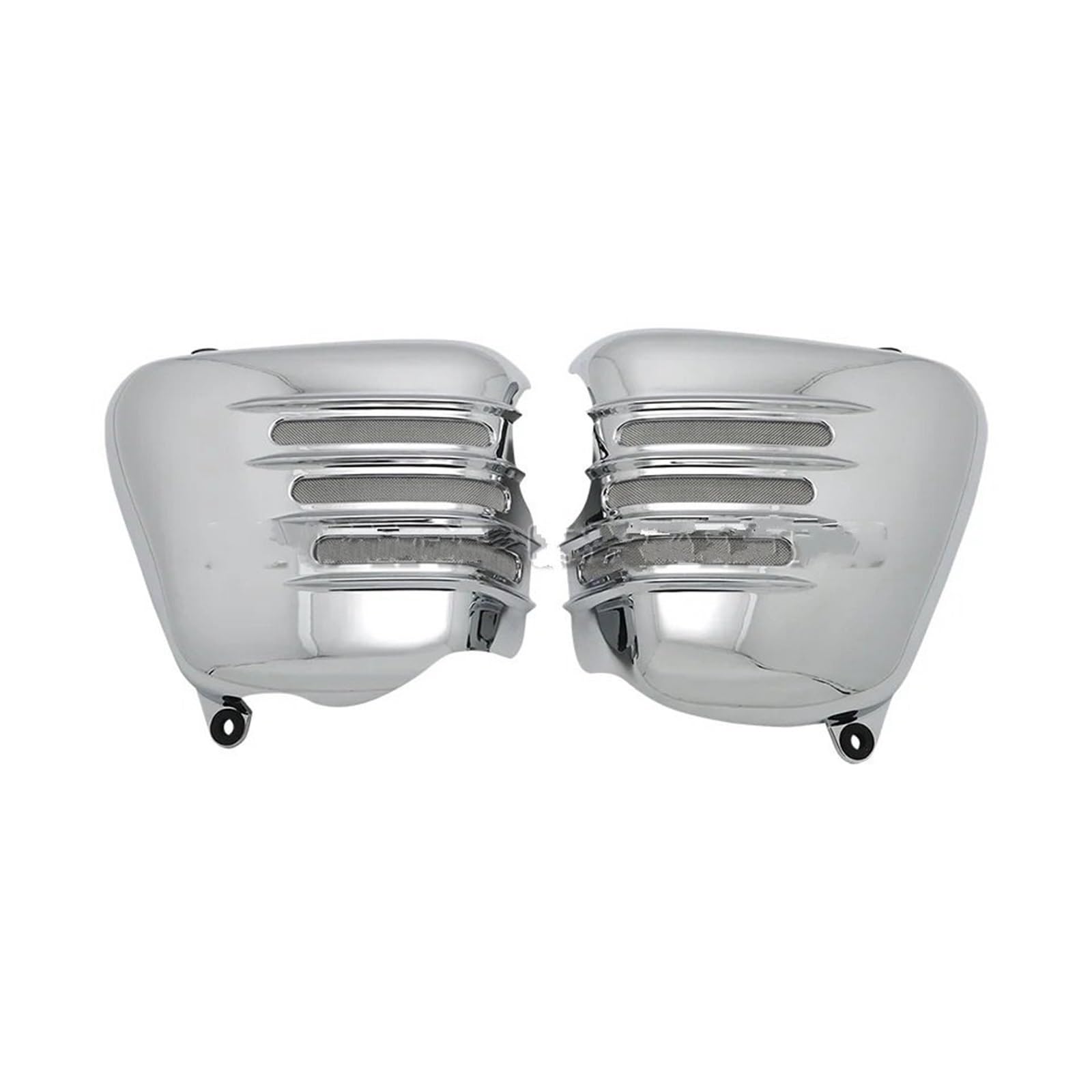 Motorrad Batterieabdeckung Motorrad Links und Rechts Seite Verkleidung Batterie Abdeckung fit Für TRIUMPH 2001-2015 BONNEVILLE T100 SE ACE Thruxton 900 SCRAMBLER Batterieseitenabdeckung(Chrome) von LCQSYE