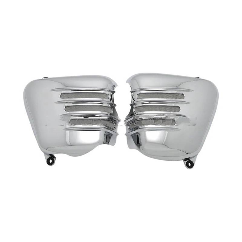 Motorrad Batterieabdeckung Motorrad Links und Rechts Seite Verkleidung Batterie Abdeckung fit Für TRIUMPH 2001-2015 BONNEVILLE T100 SE ACE Thruxton 900 SCRAMBLER Batterieseitenabdeckung(Chrome) von LCQSYE