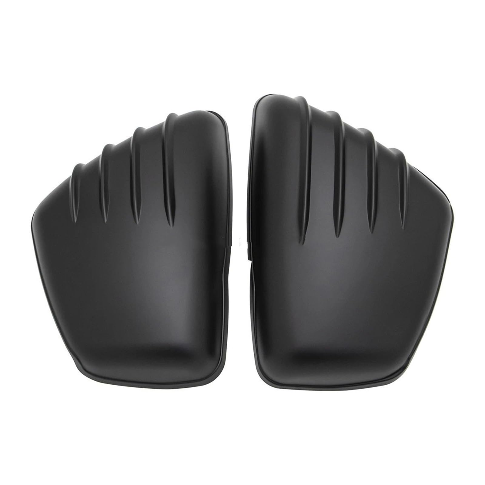 Motorrad Batterieabdeckung Streifen Motorrad Verkleidung Seite Batterie Abdeckungen Fit Für Yamaha Virago XV 700 750 1000 1100 XV700 XV750 XV1000 XV1100 Batterieseitenabdeckung(Matte Black) von LCQSYE