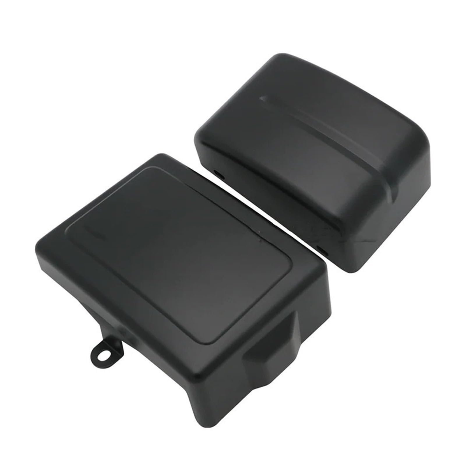 Motorrad Batterieabdeckung Verkleidung Batterie Side Abdeckung Fit Für Harley Dyna Fat Bob Switch FLD Super Wide Glide FXD FXDWG Street Bob FXDB Batterieseitenabdeckung(Matte Black) von LCQSYE